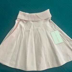 J for Justify Pink Pleated A-Line Mini Skirt